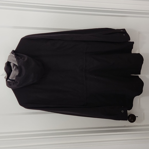 L.L. Bean Women's Black Jacket Coat With Detachable Hood Size Large - Picture 6 of 12